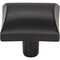 Elements 1-1/8" Overall Length Matte Black Square Glendale Cabinet Knob 525MB - alternate 6